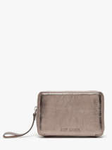 Portefeuille Alice Cuir Paul marius Argent vintage ALICE