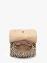 Porte-monnaie Cuir Milano Beige velvet leopardo VL23092-vue-porte