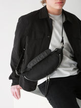 Belt Bag Origami Nylon Lancel Zwart origami A13549-vue-porte