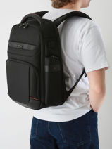 Business Rugzak 2 Compartimenten Met 15" Laptopvak Samsonite Zwart pro dlx6 151780-vue-porte