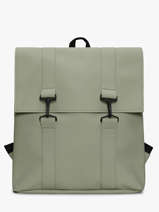 Sac  Dos 1 Compartiment + Pc 15" Rains Vert city 13300