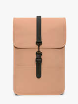 Backpack Mini - Rugzak 1 Compartiment Met 13" Laptopvak Rains Bruin city 13020