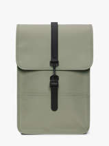 Backpack Mini - Sac � Dos 1 Compartiment + Pc 13" Rains Vert city 13020