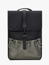 Sac  Dos 1 Compartiment + Pc 13" Rains Noir city 14280