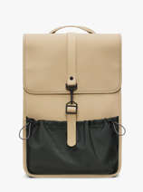 Sac  Dos 1 Compartiment + Pc 13" Rains Beige city 14280