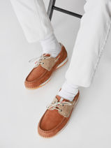 Chaussures De Ville Cross En Cuir Fluchos Marron men F1449-vue-porte