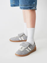 Sneakers Becks X Uit Leder Coolway Rood men 8603603-vue-porte