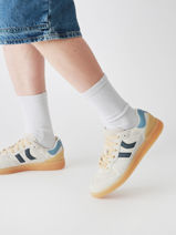Sneakers Goal En Cuir Coolway Blanc men 8603602-vue-porte