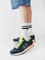 Sneakers Sun68 Blauw men Z35102-vue-porte