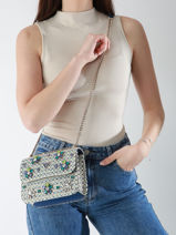 Cross Body Tas Beauvoir Guess Blauw beauvoir WE952821-vue-porte