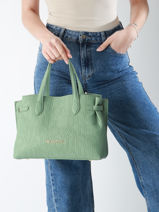 Sac Port Main Pansy Valentino Vert pansy VBS8PG04-vue-porte