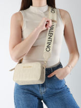 Sac Bandoulire Pansy Valentino Blanc pansy VBS8PG15-vue-porte