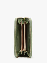 Portefeuille Ted lapidus Vert jara TLMQ1501-vue-porte