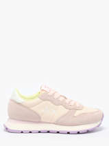 Sneakers Ally Solid Nylon Sun68 Rose women Z35201