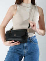 Sac Bandouli�re Zip Lulu castagnette zip YRONDE-vue-porte