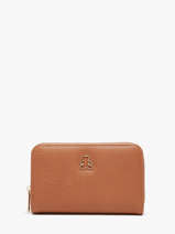 Portefeuille Lulu castagnette Bruin zip CAROL105