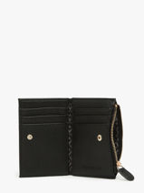 Portefeuille Lulu castagnette Noir zip CAPOR106-vue-porte