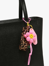 Grigri De Sac Pink Flower Fifille club Rose grigris FLO-vue-porte