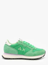 Sneakers Ally Solid Nylon Sun68 Vert women Z35201