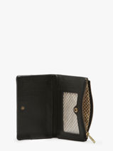 Portefeuille Cuir Mila louise Noir vintage 3760CX-vue-porte