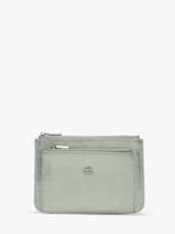 Porte-monnaie Cuir Mila louise Bleu vintage 23690RX