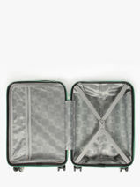 Valise Cabine Snowball Vert travel 43803-vue-porte