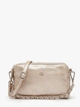 Cross Body Tas Vintage Leder Mila louise Zilver vintage 2367XSRX
