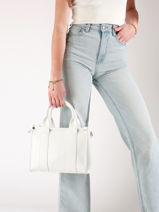 Sac Bandoulire Syria Re Valentino Blanc syria re VBS8YH05-vue-porte