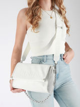 Sac Bandoulire Syria Re Valentino Blanc syria re VBS8YH09-vue-porte