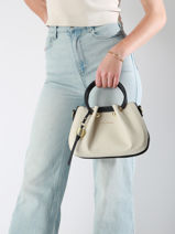 Sac Bandoulire Gretel Ted lapidus Beige gretel TLAU8923-vue-porte
