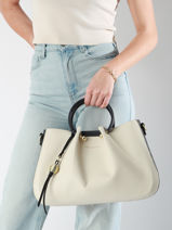 Handtas Gretel Ted lapidus Beige gretel TLAU8924-vue-porte