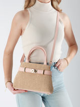 Handtas Capri Milano Roze capri CP23116-vue-porte