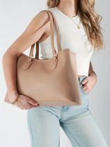 Sac Port� �paule Brixton Valentino Beige brixton VBS7LX01-vue-porte