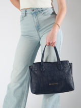 Handtas Pansy Valentino Blauw pansy VBS8PG04-vue-porte