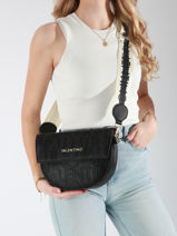 Cross Body Tas Pansy Valentino Zwart pansy VBS8PG09-vue-porte