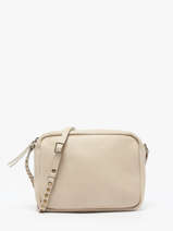 Sac Bandoulire Leather Cuir Biba Beige leather BET8L