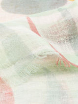 Foulard Círculo En Lin 100x100cm Biba Multicolore accessoires RI273A-vue-porte