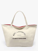 Sac Shopping Rsg Coton Karl lagerfeld Beige rsg A1W50006