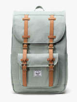 Sac  Dos 1 Compartiment + Pc 13" Herschel Vert classics 11391