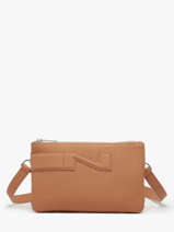 Sac Bandoulire Florence Cuir Nathan baume Marron n city 4