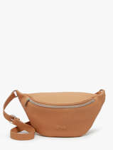 Sac Banane Large Derby Bis Cuir Nathan baume Marron n city 22