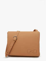 Sac Bandoulire Brugge Cuir Nathan baume Marron n city 2