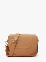Sac Bandoulière Ponant Cuir Nathan baume Marron regate 10