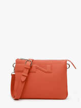Sac Bandouli�re Milano Cuir Nathan baume Orange n city 3