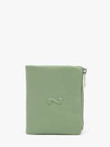 Portefeuille Rallye Cuir Nathan baume Vert original n 476N