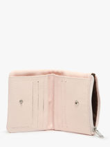 Portefeuille Rallye Cuir Nathan baume Rose original n 476N-vue-porte