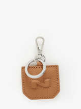 Porte-clefs Cuir Nathan baume Marron original n 710N