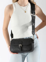 Sac Bandoulire Samba Re Valentino Noir samba re VBS8ZG09-vue-porte