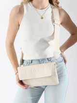 Cross Body Tas Samba Re Valentino Beige samba re VBS8ZG17-vue-porte