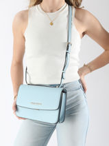 Sac Bandoulière Flap Re Valentino Bleu flap re VBS8ZT09-vue-porte